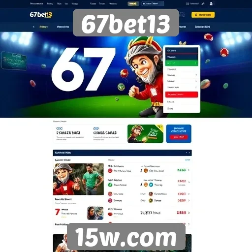 Novidades no design do site 67bet13